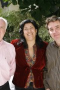Con Almudena y Eduardo Mendicutti