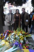 En Colliure con Almudena y Ángel González